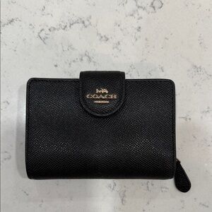 Coach Textured Black Wallet